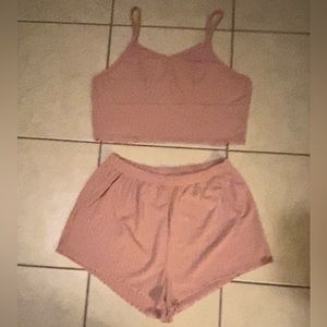 Ribbed casual 2 PEICE lounge set
